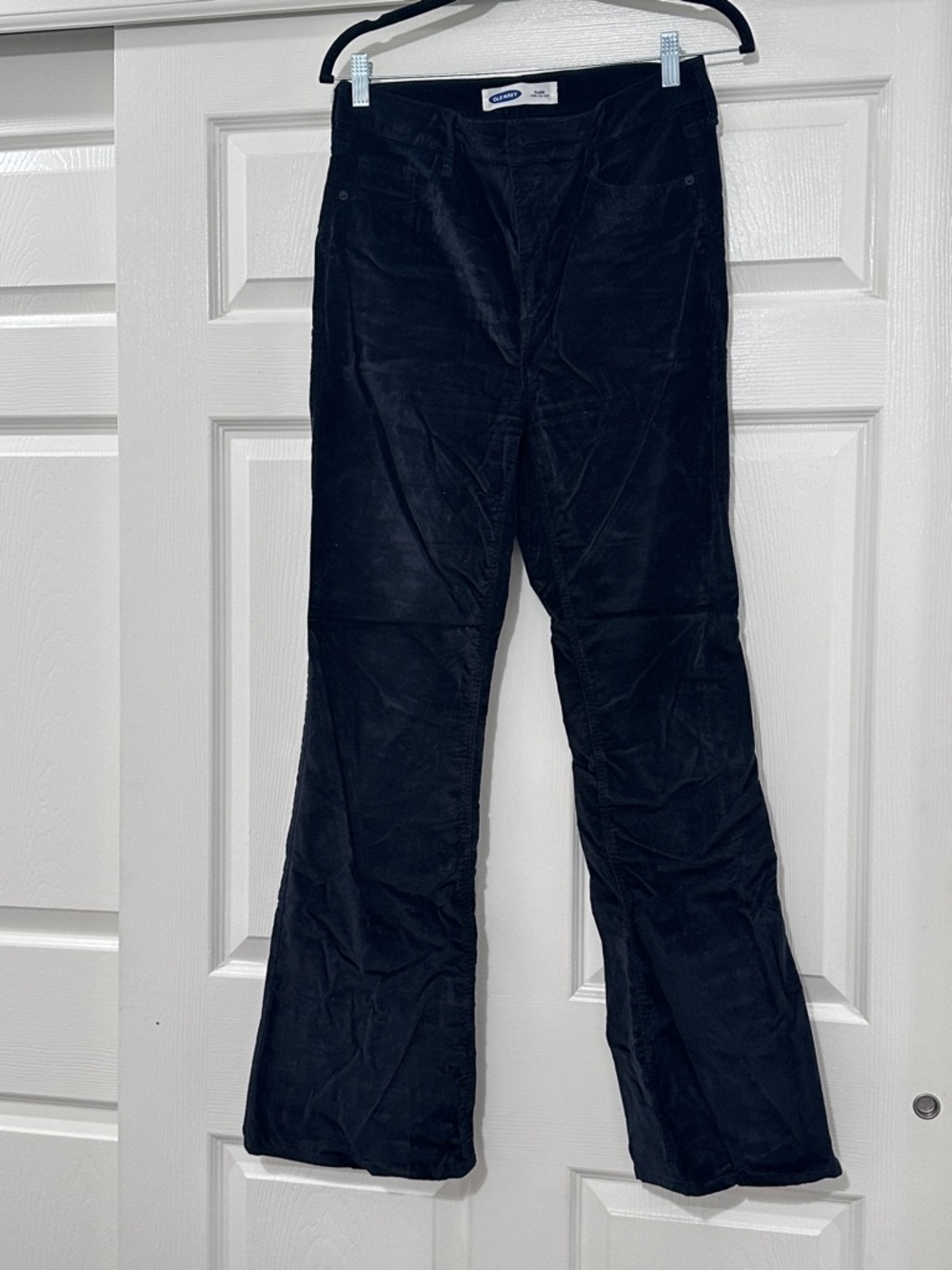 Lands' End Black Corduroy Flared Pants